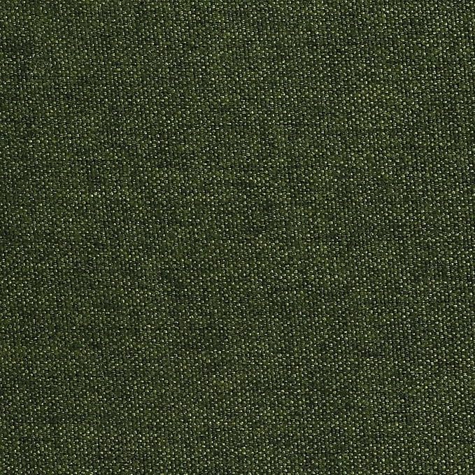 AAAAAcessories D-Shaped Chair Cushions, 2" Thick Dining Chair Pads with Ties and Removable, Machine-Washable Cover, 17" x 16", Set of 6, Dark Olive Green