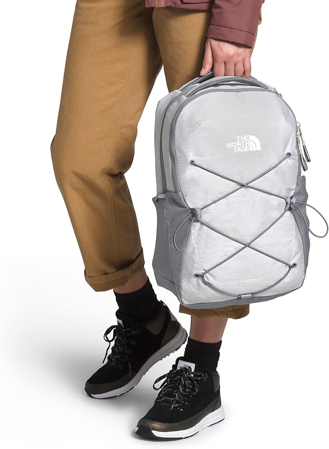 The North Face Women's Jester Commuter Laptop Backpack, TNF White Metallic Mélange/Mid Grey, One Size
