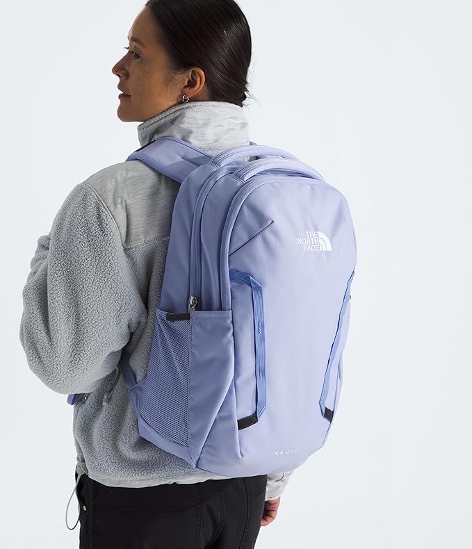 The North Face Women's Vault Everyday Laptop Backpack - PFAS Free, Purple Mint/Virtual Blue, One Size