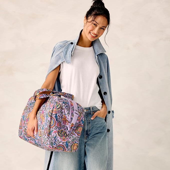 Vera Bradley Women's Cotton Large Miramar Weekender