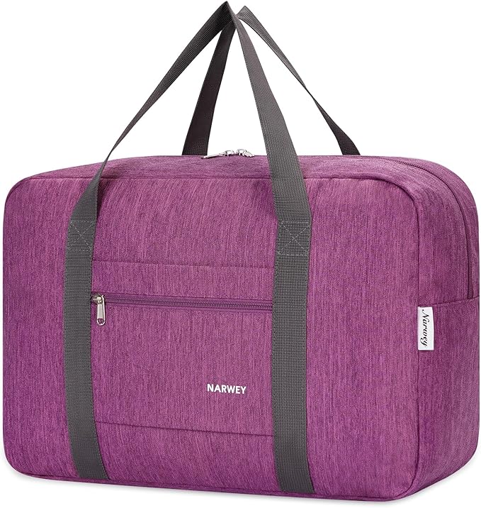 For Spirit Airlines Personal Item Bag 18x14x8 Foldable Travel Duffel Bag Tote Carry on Luggage Duffle Overnight for Women and Men