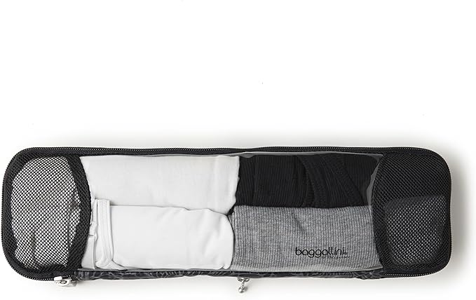 Baggallini Long Compression Cube - Lightweight Compression Packing Cube for Travel