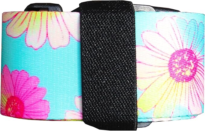 Luggage Straps for Suitcases TSA Approved Easy Pack Organized Suitcase Strap, Luggage Strap, Luggage Belt Strap, Bag Straps for Luggage. Buckle Straps Travel Accessories (Turqoise Flower)