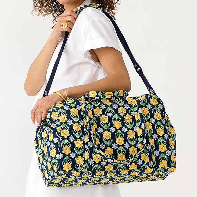 Vera Bradley Women's Miramar Weekender Travel Bag - Premium Cotton