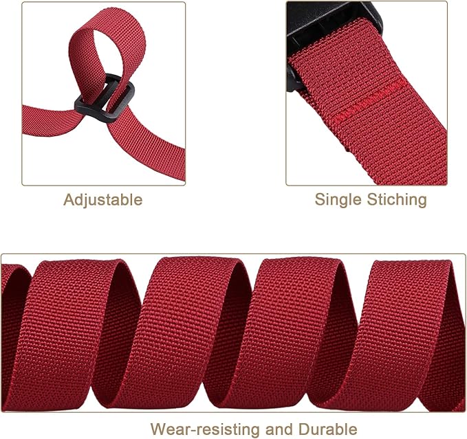 MAGARROW 78" x 1" Strap Buckle Packing Straps Adjustable 1-Inch Belt