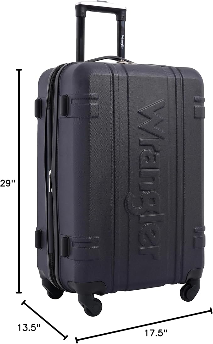Wrangler 3 Piece Astral Travel Luggage Set, Dark Sapphire