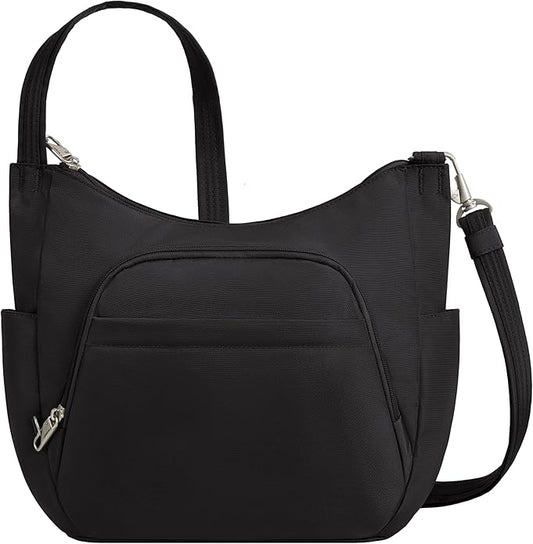 Travelon Anti-theft Classic Crossbody Bucket Bag | Anti-theft