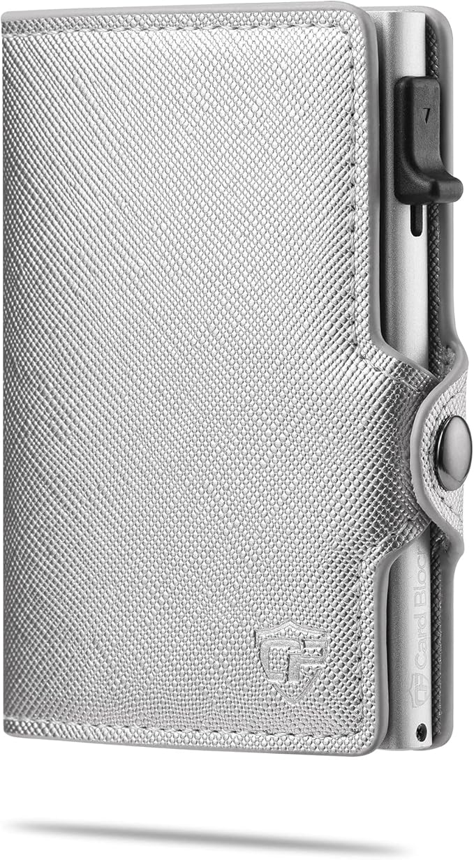 Conceal Plus Pop Up Wallet for Women – Slim Wallet for Small Purse & Crossbody Bag with Quick Card Access and RFID Blocking – Compact Card Holder (4-6 Card Capacity)