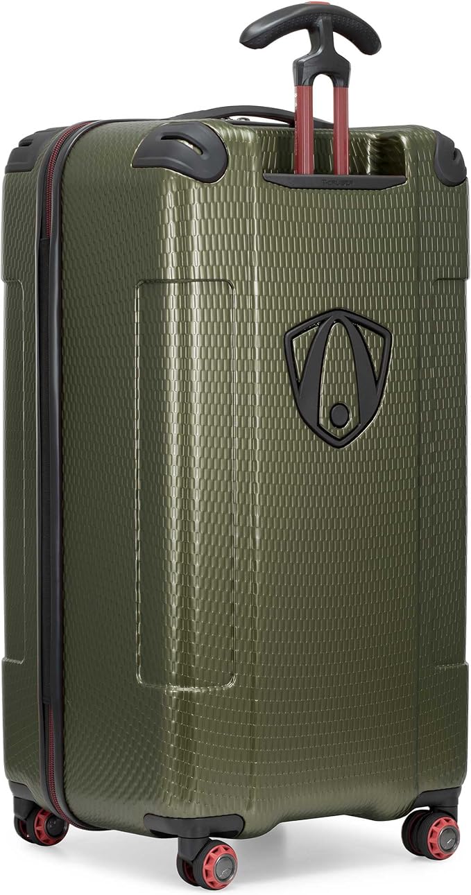 Traveler's Choice Maxporter II Polycarbonate Hardside Trunk with Spinner Wheels, Green, 31-Inch Large Trunk