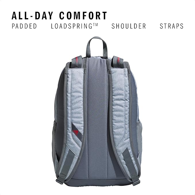 adidas Prime Backpack for Work, Travel Bag for Women and Men with Padded Compartment for Laptop