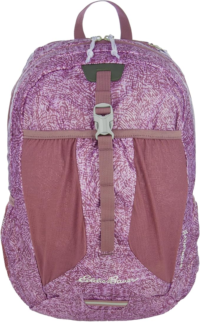 Eddie Bauer Stowaway Packable Backpack | Travel | Outdoor | Lightweight | Foldable | Durable | Ripstop Polyester | 30L - Lilac