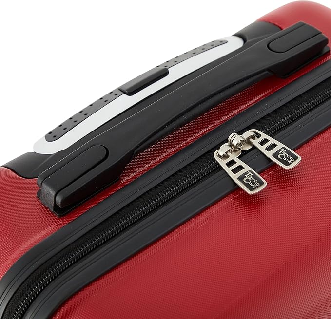 Travelers Club 22" Richmond Spinner Carry-On Luggage, Red