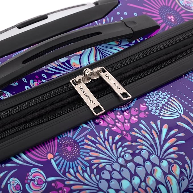 Travelers Club Unisex Bella Caronia Deluxe 20", 3 Piece, or 7 Piece Luggage & Travel Accessories Set Jardin
