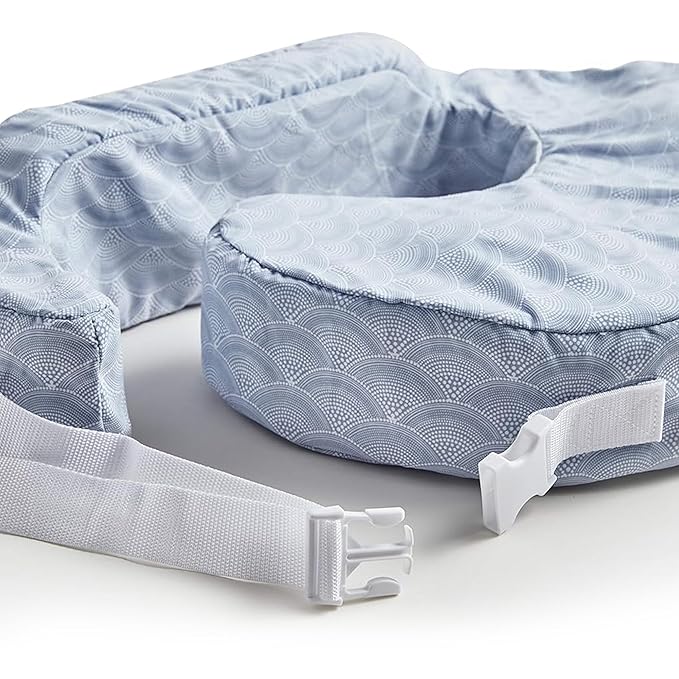 My Brest Friend Inflatable Travel Nursing Pillow for Breastfeeding, Bottlefeeding & Posture Support with Slipcover, Horizon (Pack of 6)
