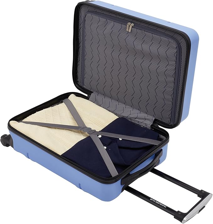 Travelers Club Skyline 22" Carry-On Spinner Luggage, Skyline Blue