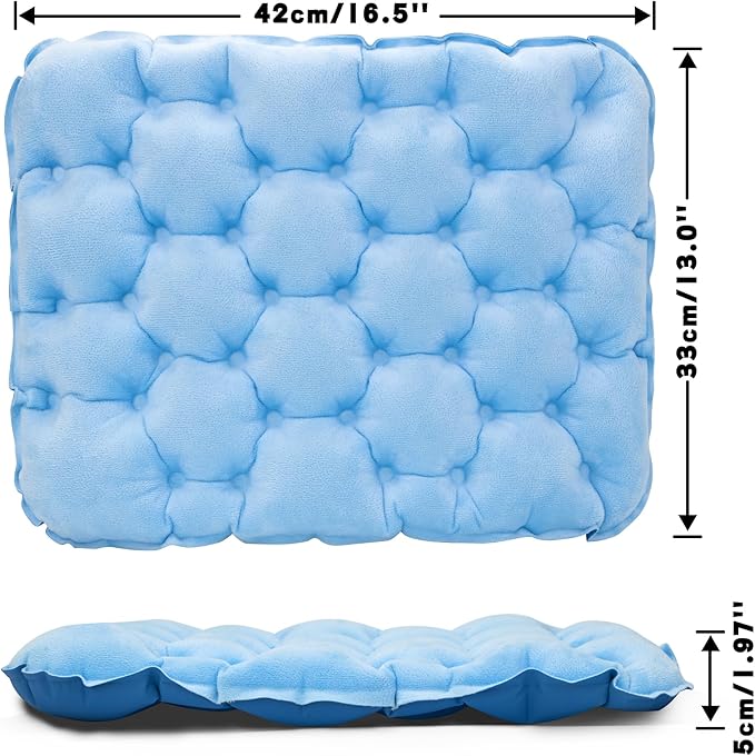 ONTYZZ Inflatable Seat Cushion Lightweight Airplane Seat Cushion Stadium Seat Travel Cushion for Climbing Hiking Office Airplane