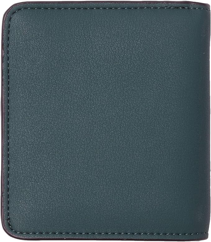 Toughergun Women’s Small Slim Leather Wallet with RFID Protection, Compact Bifold Mini Purse with Clear ID Window