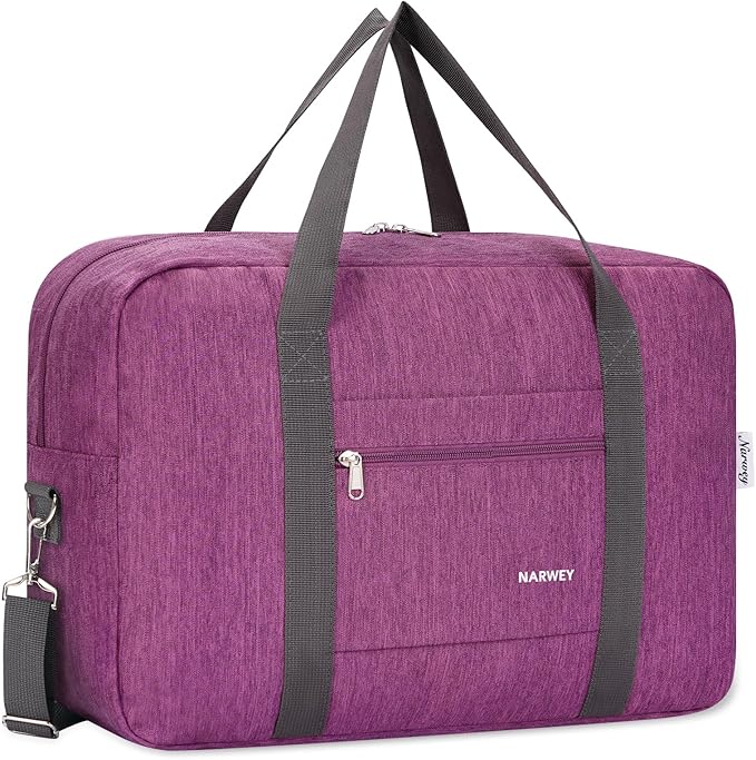 For Spirit Airlines Personal Item Bag 18x14x8 Foldable Travel Duffel Bag Tote Carry on Luggage Duffle Overnight for Women and Men