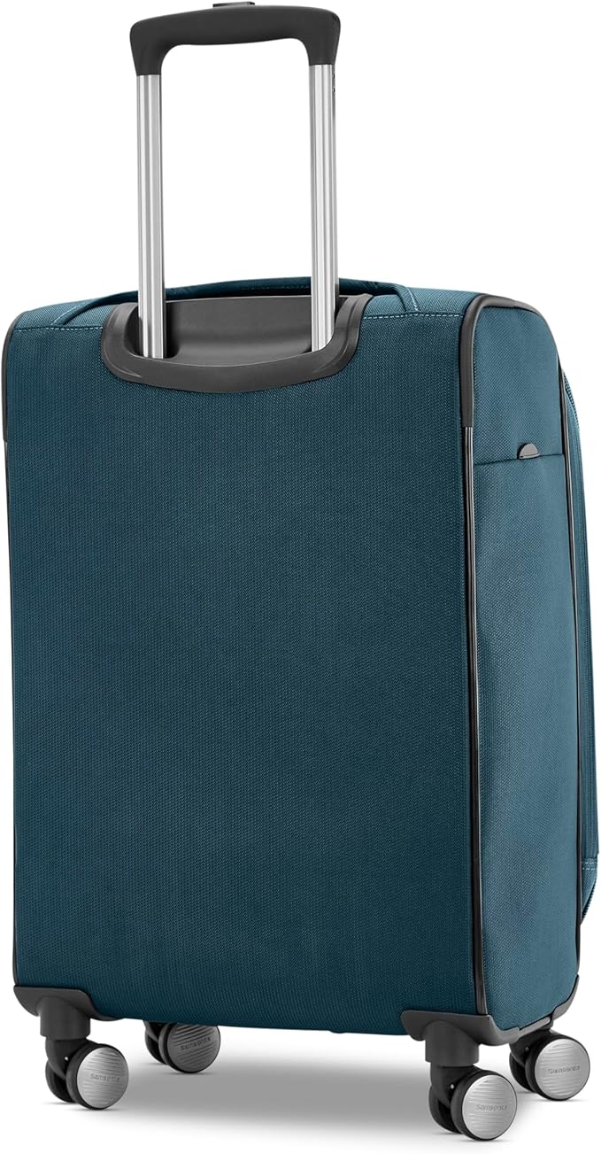 Samsonite Ascella 3.0 Softside Expandable Luggage with Spinner Wheels, 3-Piece Set (20/25/28), Teal/Black