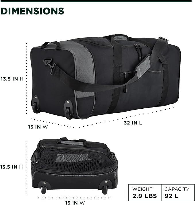Travelers Club 32" Midgard Expandable Rolling Travel Bag