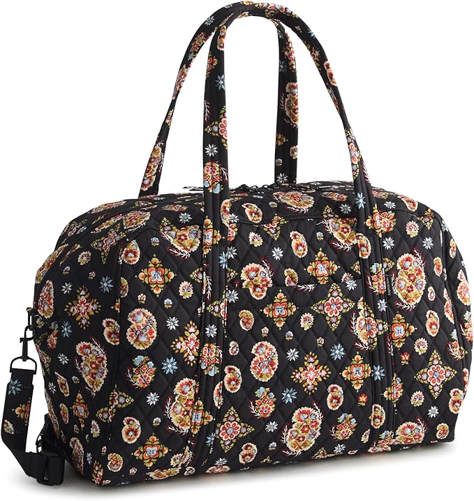 Vera Bradley Women's Miramar Weekender Travel Bag - Premium Cotton