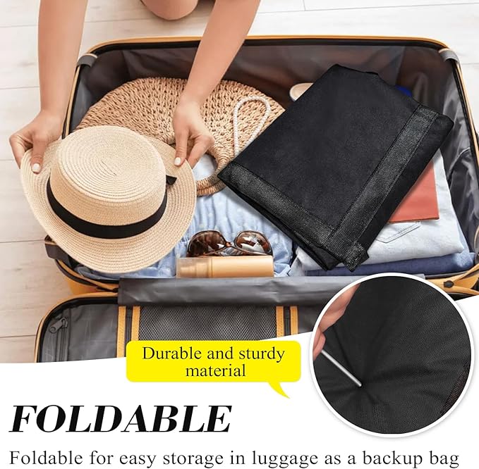 Extra Large Duffle Bag 90L/23.77Gal Moving Bag Tear Resistant Heavy Duty Storage Bags Lightweight Big Luggage Bag for Camping, Travel, Moving (3PCS)