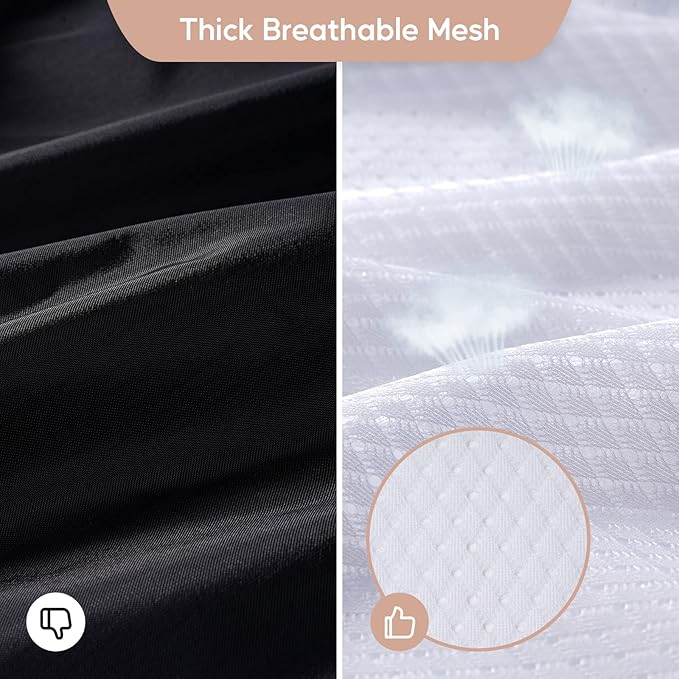 Meowoo Large Mesh Laundry Bag, 27×36inch Heavy Duty Mesh Laundry Bags Drawstring Lockable, Laundry Hamper Liner, Machine Washable, for Travel,Storage, Sports Factories, Dorms, White 1pcs