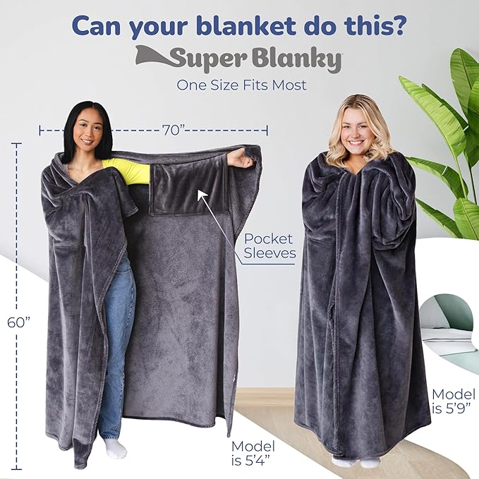 Wearable Blankets for Women, Adult Wearable Blanket Men, Mother's Day Gifts for Her, Wife Birthday Gift Ideas