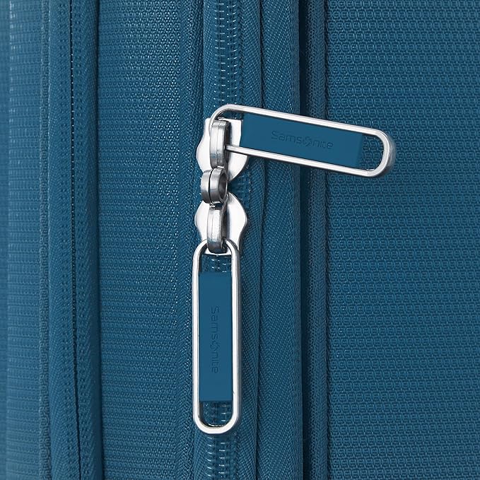 Samsonite UpLIFT Lightweight Large Checked Softside Luggage with Spinner Wheels - Expandable - Airline-Approved, Polyester Soft Suitcase for Ultra Light Travel - Cerulean Blue