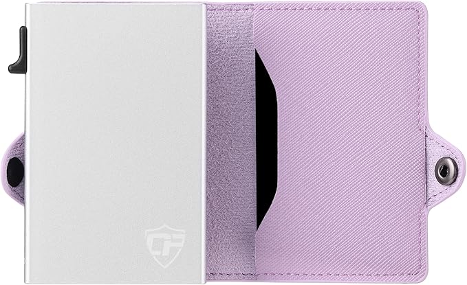 Conceal Plus Pop Up Wallet for Women – Slim Wallet for Small Purse & Crossbody Bag with Quick Card Access and RFID Blocking – Compact Card Holder (4-6 Card Capacity)
