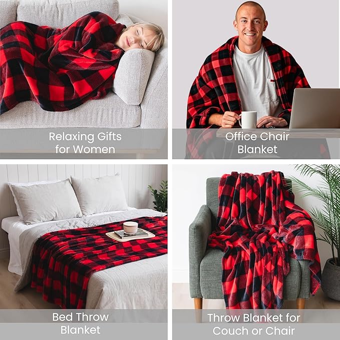 Wearable Blankets for Women, Adult Wearable Blanket Men, Mother's Day Gifts for Her, Wife Birthday Gift Ideas