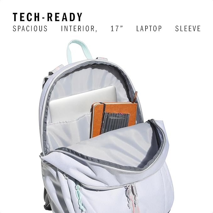 adidas Prime Backpack for Work, Travel Bag for Women and Men with Padded Compartment for Laptop