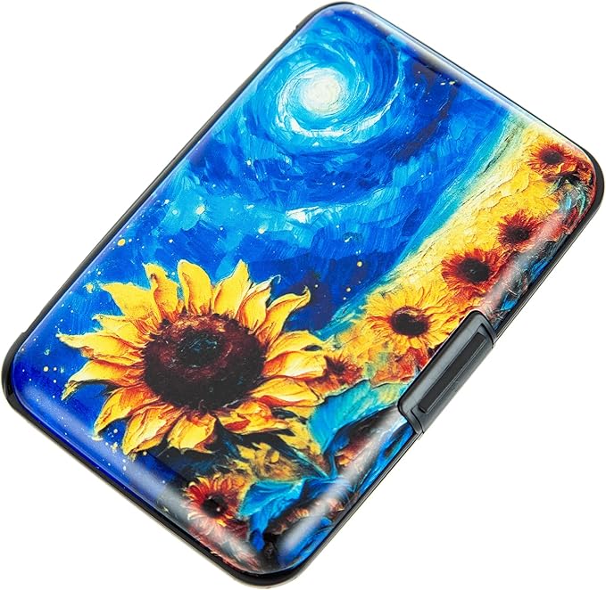 Credit Card Holder Small RFID Blocking Wallet Business Metal Slim Mini Aluminum Hard Case for Women Men