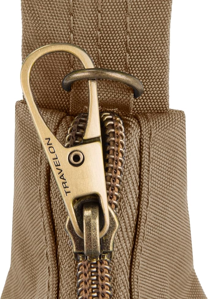 Travelon Anti-Theft Signature 3 Compartment Crossbody Bag