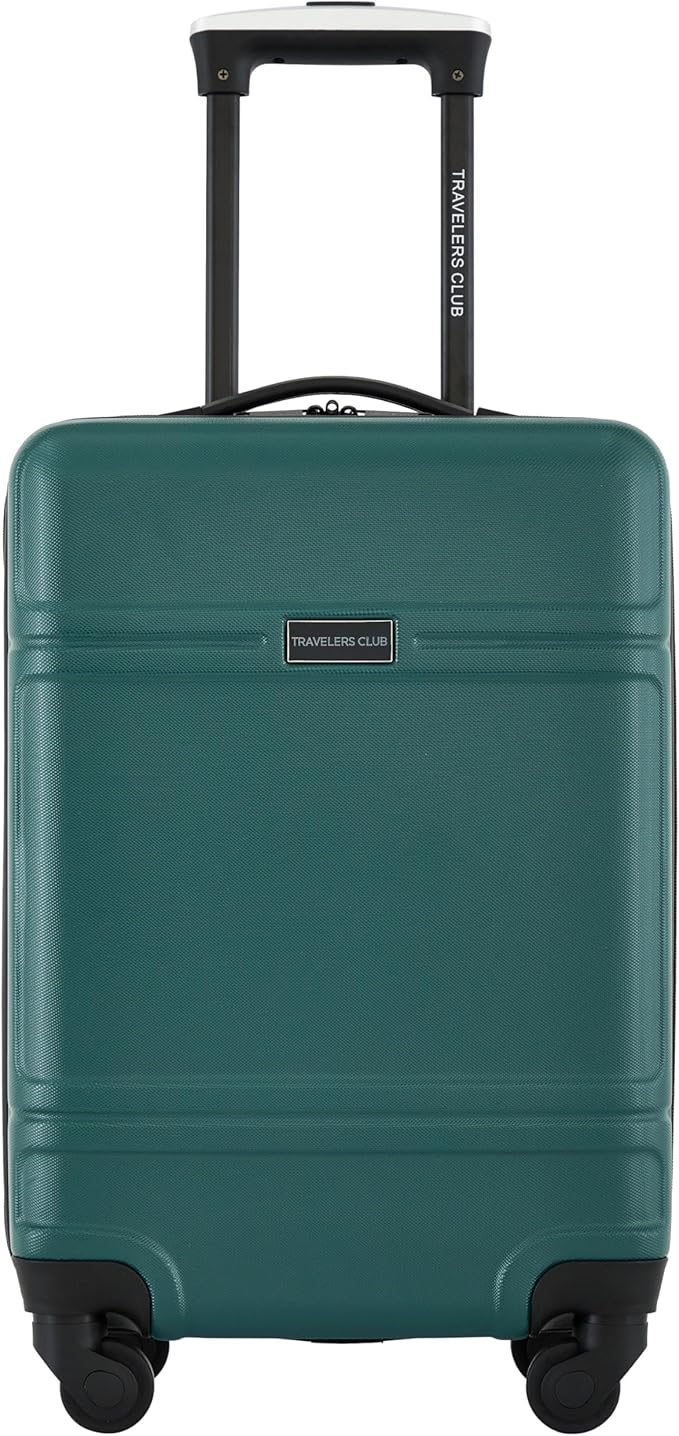 Travelers Club Skyline 22" Carry-On Spinner Luggage, Rain Forest