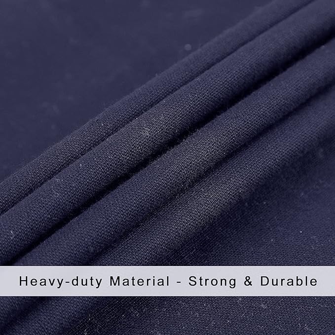 Heavy Duty Laundry Bag with Drawstring and Handle, Extra Large Travel Dirty Clothes Bag for Laundromat and Household, Durable Rip-Stop Laundry Hamper Liner, 28 x 40 Inch by SANFERGE, Navy Blue