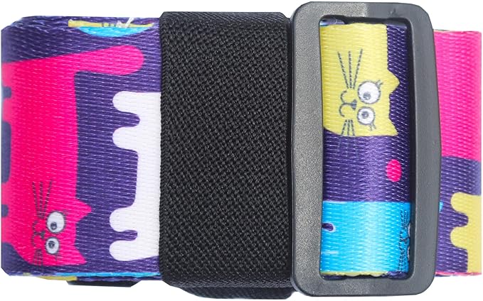 Luggage Straps for Suitcases TSA Approved Easy Pack Organized Suitcase Strap, Luggage Strap, Luggage Belt Strap, Bag Straps for Luggage. Buckle Straps Travel Accessories (Cat)
