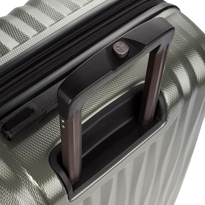 SwissGear 7272 Energie Expandable Hardside Luggage with Spinner Wheels and TSA Lock, Gunmetal, 2-Piece Set (19/27)