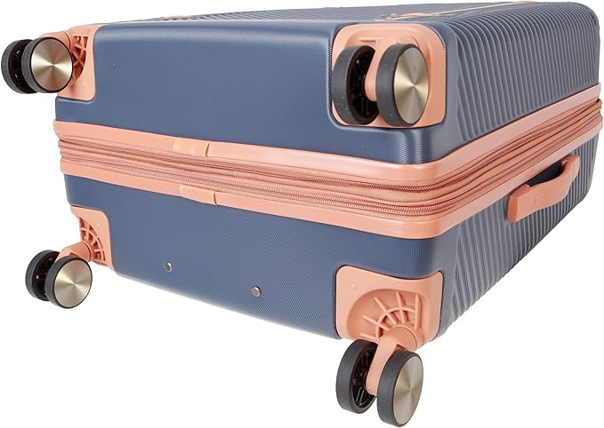 Dockers Spectra Hardside Expandable 8-Wheel Spinner Travel Checked Luggage, 24-Inch, India Ink