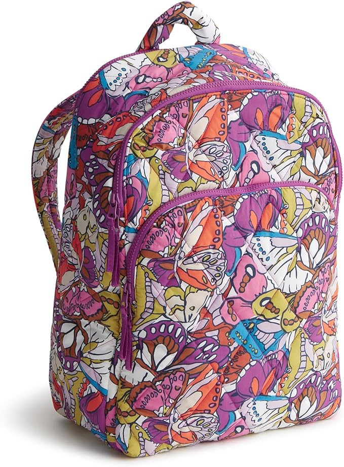 Vera Bradley Women's Featherweight Westover Hybrid Backpack, Flutter, One Size