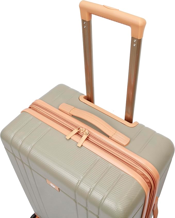 Dockers Hooper Hardside Expandable 8-Wheel Spinner Travel Checked Luggage, 28-Inch, Timberwolf