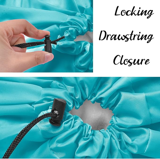 Sylfairy 2 Pack Extra Large Travel Laundry Bag, Dirty Clothes Organizer with Drawstring,Heavy Duty Travel Laundry Bags