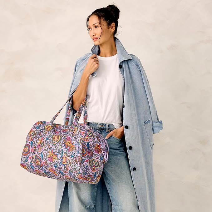 Vera Bradley Women's Cotton Large Miramar Weekender