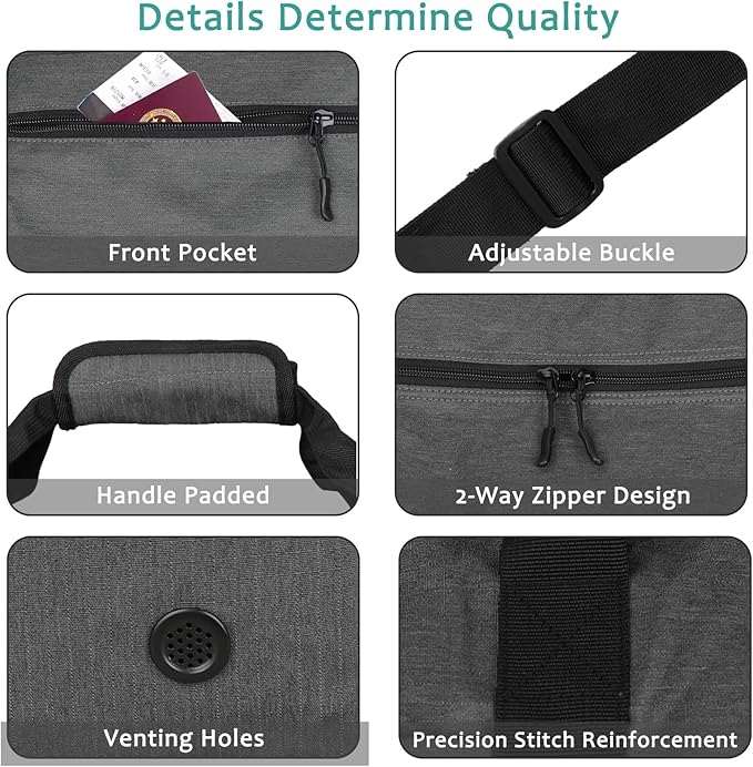 Foldable Travel Duffle Bag for Men Women, Waterproof with Shoe Compartment, 80L 120L Large Collapsible Luggage Bag, Lightweight Packable Duffel for Travel Sports Gym Airline Carry On Checked Bag