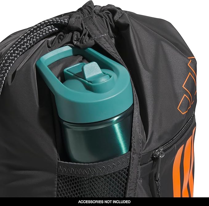 adidas Alliance Sackpack – Drawstring Backpack for Sports, Small Gym Bag