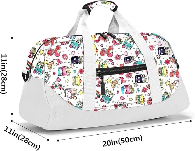 Stumdo Kids Overnighter Duffel Bags for kids, Carry-On Size & Ideal for School Practice or Overnight Travel Weekender Tote for Travel Gym Sport bag for Boys & Girls (11mcbai)