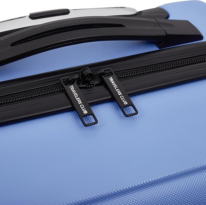 Travelers Club Skyline 22" Carry-On Spinner Luggage, Skyline Blue