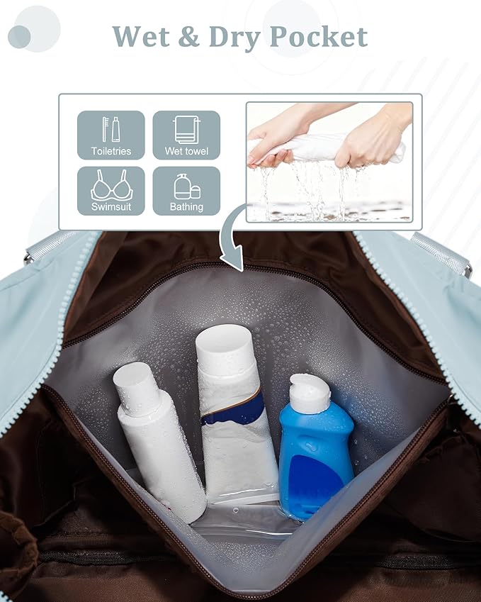 Gym Bag Womens,Travel Duffel Carry on Bag Sport Tote Bag Weekend Overnight Bag