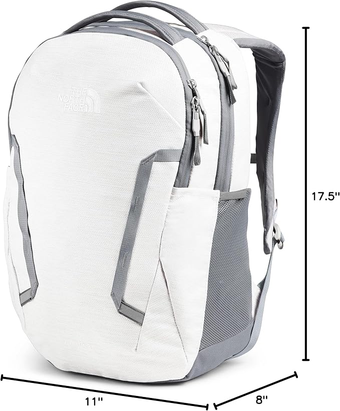 The North Face Women's Vault Everyday Laptop Backpack, TNF White Metallic Melange/Mid Grey, One Size