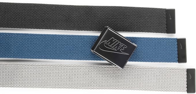 Nike Men's 3 Pack Web Belt